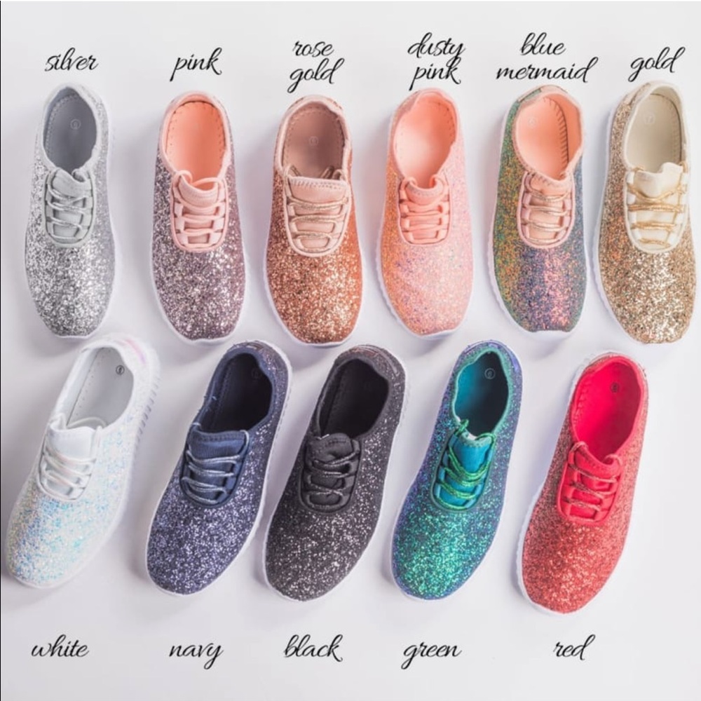 Glitter Fashion Sneaker - Picture 1 of 8